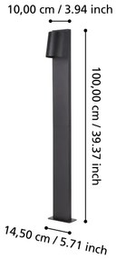 Eglo 900692 - Lampada LED da esterno STAGNONE 1xGU10/4,6W/230V IP54