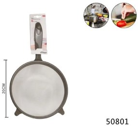 Trade Shop - Colino Setaccio Passino A Rete Con Manico In Plastica Diametro 20cm Cucina 50801