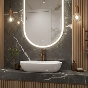 Lavabo da appoggio Rea Amelia 52