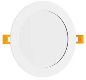 Pannello LED Rotondo 15W 1.500lm no Flickering Foro Ø153-160mm Colore Bianco Caldo 3.000K