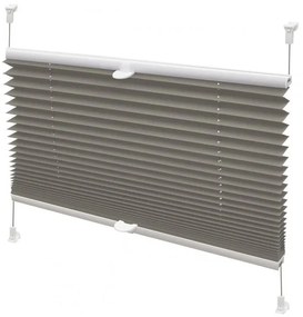 Tenda a pacchetto color antracite 42,5x150 cm Plisé Verona Termo – Gardinia