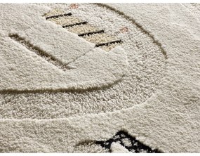 Tappeto da gioco per bambini beige 120x170 cm Clown – Universal