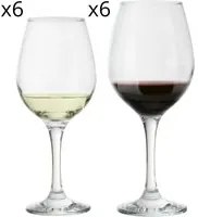 Set 12 calici vino Amber Pasabahce