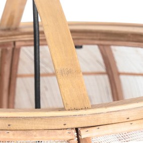 Lampada a sospensione smart marrone 58 cm con Wifi G95 - Pascal