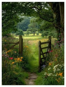Dipinto 60x80 cm Garden Gate – Styler