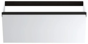 Mobile da bagno sospeso sotto lavabo Fusion L 99.5 x H 40 x P 45.5 cm bianco opaco, 1 cassetto