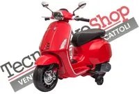 Moto Scooter Elettrico per Bambini Piaggio Vespa Sprint 12V colore Rosso