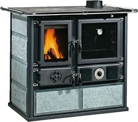Termocucina a legna Rosa 11,0 kW Pietra Naturale - La Nordica