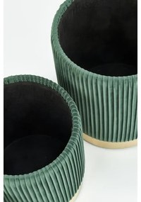 SET 2x Tabacco MONTY diametro 36/44 cm verde/oro