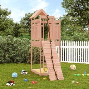 Casetta Con Arrampicata İn Legno Massello Di Douglas /