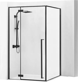 Cabina doccia Fargo 120x90 Black Mat