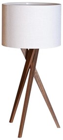 ByRydens 4002720-6003 - Lampada da tavolo VEGA 1xE27/8W/230V bianco/noce