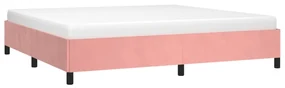 Giroletto rosa 200x200 cm in velluto