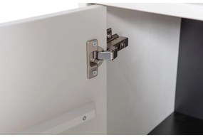 Vetrina in legno di pino grigio chiaro 53x230 cm Basic - vtwonen