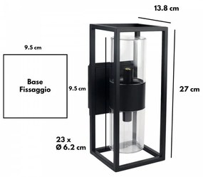 Applique Nera, 2xG9 - SERIE VIMO - Base G9