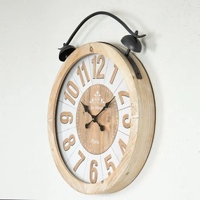 Orologio da parete 1xAA diametro 50 cm beige