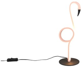 Lampada da tavolo rosa (altezza totale 35 cm) Ingo – Reality