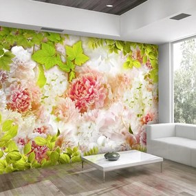 Fotomurale adesivo  Bright peonies  Larghezza x Altezza Home decor 245x175