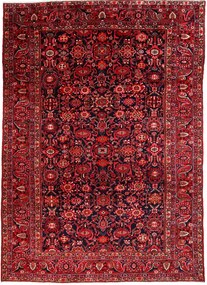 Tappeto 380 x 270 Rosso (Iran) Annodato A Mano