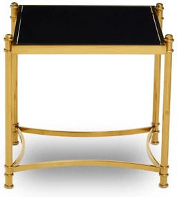 Tavolo contenitore con piano in vetro 50x56 cm Ackley - Premier Housewares