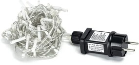 Aigostar - Catena LED natalizia da esterno 50xLED/8 funzioni 8m IP44 bianco caldo