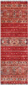 Samarkand Tappeto 240 x 80 Rosso (Pakistan) Annodato A Mano