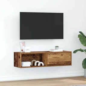 Mobile Porta Tv Legno Antico 100x31x25,5 Cm Legno Multistrato /