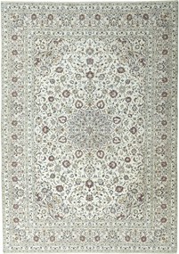 Kashan Tappeto 350 x 250 Beige (Iran) Annodato A Mano