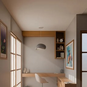 Brilagi - Lampadario a sospensione con cavo WABI SABI 1xE27/40W/230V grigio