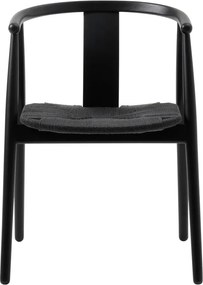 Sedia da pranzo nera Relate - Unique Furniture