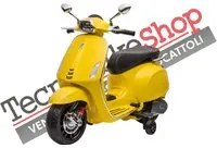 Moto Scooter Elettrico per Bambini Piaggio Vespa Sprint 12V colore Giallo