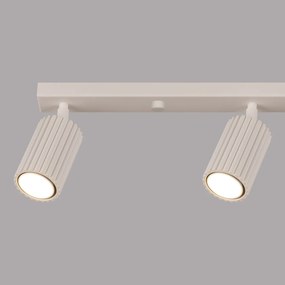 Plafoniera da soffitto 4xGU10 in Alluminio KARBON 4L