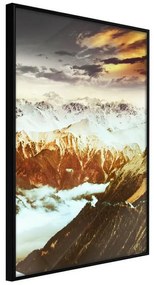 Poster  Mountain Land  Cornice Quadri Cornice nera, Larghezza x Altezza Home decor 20x30