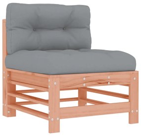 Set divani giardino 10pz con cuscini legno massello di douglas