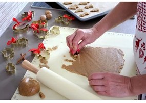 Tappetino da cucina in silicone TORO 52x42 cm crema