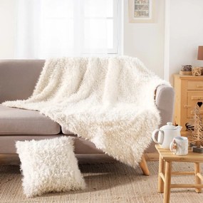 Cuscino decorativo in pelliccia finta 45x45 cm Mouton – douceur d'intérieur