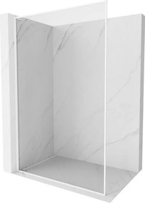 Mexen Kioto-XF L pannello doccia Walk-in con cornice 80 x 202 cm, trasparente 10 mm, bianco - 800-080-174-20-00-XF