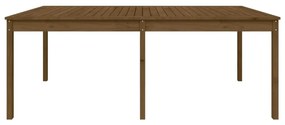 Tavolo da giardino miele 203,5x100x76cm legno massello di pino