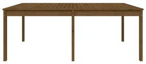 Tavolo da giardino miele 203,5x100x76cm legno massello di pino