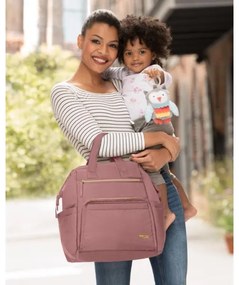 Skip Hop - Zaino fasciatoio MAINFRAME Dusty rose per passeggino