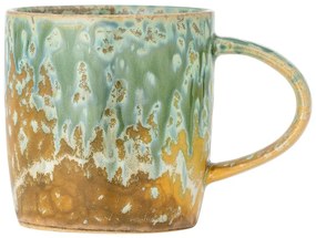 Tazzina gialla e verde chiaro in gres 400 ml Milani – Bloomingville