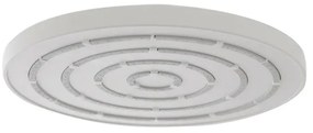Soffione doccia Ø 20 cm in finitura bianco anticalcare Hidra