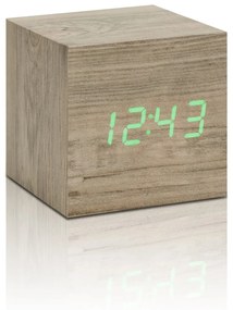 Sveglia digitale Wooden Cube Click – Gingko