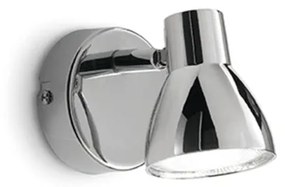 Lampada da parete faretto 11 cm LED 3W 3000K diffusori orientabili PUNTO a 1 luce