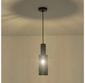Lampadario a sospensione con filo 1xE27/40W/230V nero