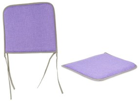 Cuscino per sedie Lilla 38 x 2,5 x 38 cm (4 Unità)
