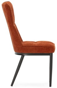 Sedie da pranzo in set color terracotta 2 pz Damon – Marckeric