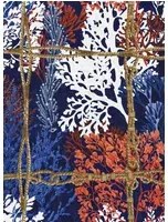 Mindthegap Carta da parati Corrallia - Indigo/ Red/ Black/ White/ Yellow