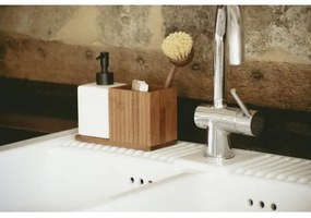 WENKO 54944100 - Dispenser per sapone MERA 18,5x17 cm marrone