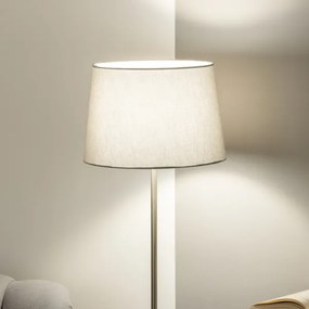 Brilagi - Lampada da terra LED CERIA 1xE27/40W/230V Ø 30 cm grigio/cromo opaco